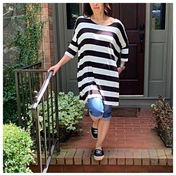 ✨LAST ONE✨Loose side pockets color block tunic top - Picture 6 of 8